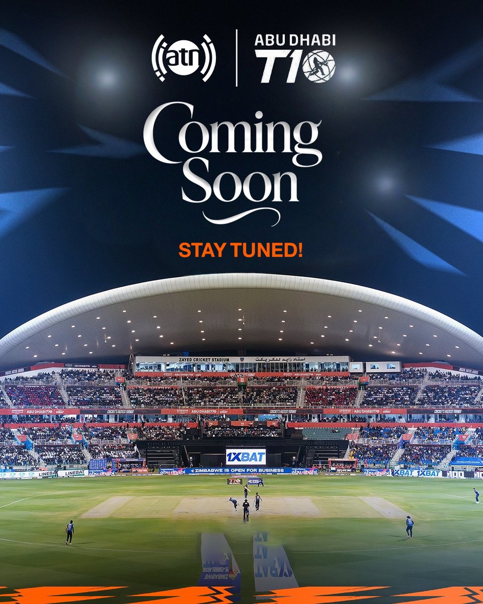 ArianaNews_'s tweet photo. د ۲۰۲۵ ابوظبي لس اوریز کرکټ لیګ🏏🏆
دیر ژر…⏳
لیگ کریکت ده آوره ابوظبی ۲۰۲۵🏏🏆
بزودی…⏳
Abu Dhabi T10 League 2025🏏🏆
Coming Soon…⏳
#ArianaSport #Sports #ATNSport #ArianaTelevision #AbuDhabiT10 #T10Cricket #Cricket2025 #FastestCricket #AbuDhabiT10League #CricketFans #T10League2025 #SheikhZayedStadium #CricketHighlights #T10Action #ShortFormatCricket #CricketUAE #T10Stars #GlobalCricket #CricketTournament #CricketUpdates #ADT10 #CricketsFastestFormat #InAbuDhabi #ComingSoon