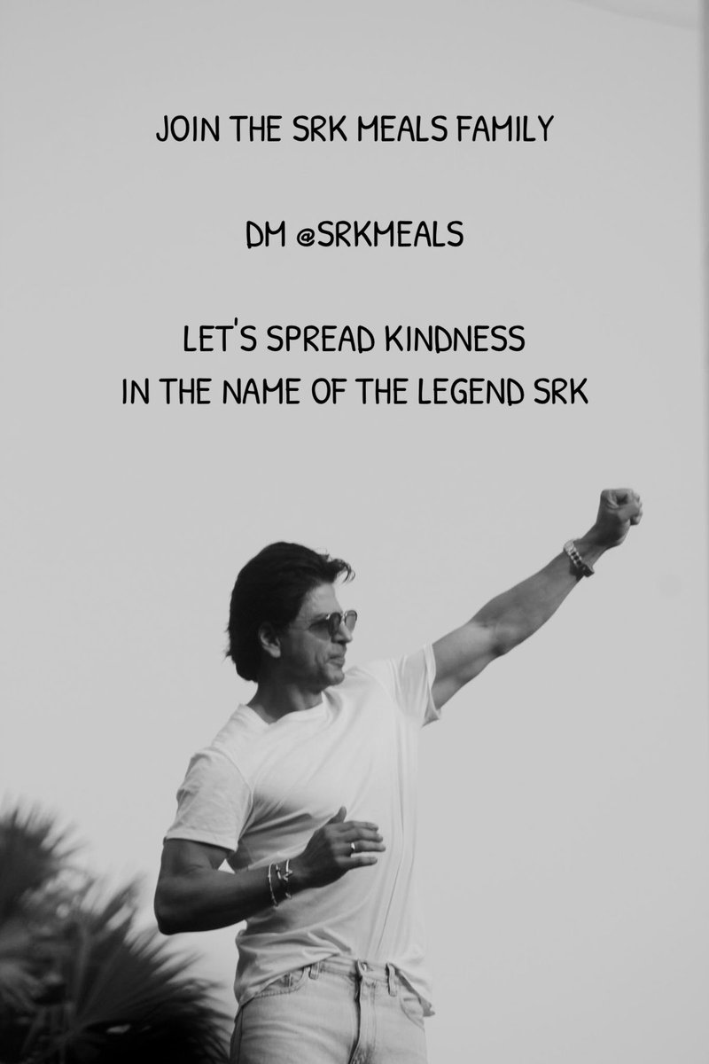 You have seen and supported our work.. Thank you so much ❤️🙏

To continue and spread the kindness to more places, We are extending our family… we need more hands. 

DM to <a href="/SRKMeals/">SRK MEALS</a> to be a part of the family ❤️

Let’s spread kindness in the name of KING <a href="/iamsrk/">Shah Rukh Khan</a> 🔥