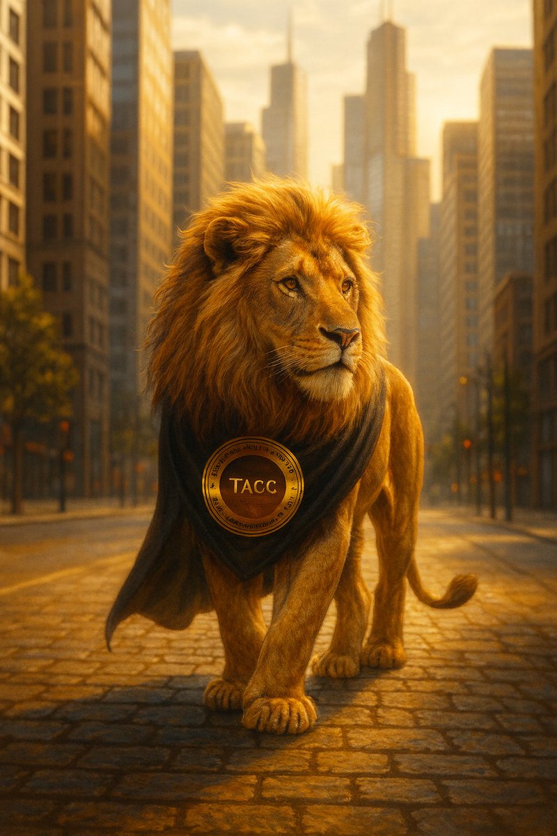 TACC is rising organically, moving with the calm confidence of a lion walking majestically as the king of the jungle. A symbol of strength, dominance, &amp; unshakable authority. TACC is not just another digital asset; it is a global alternative currency, unmatched &amp; second to none