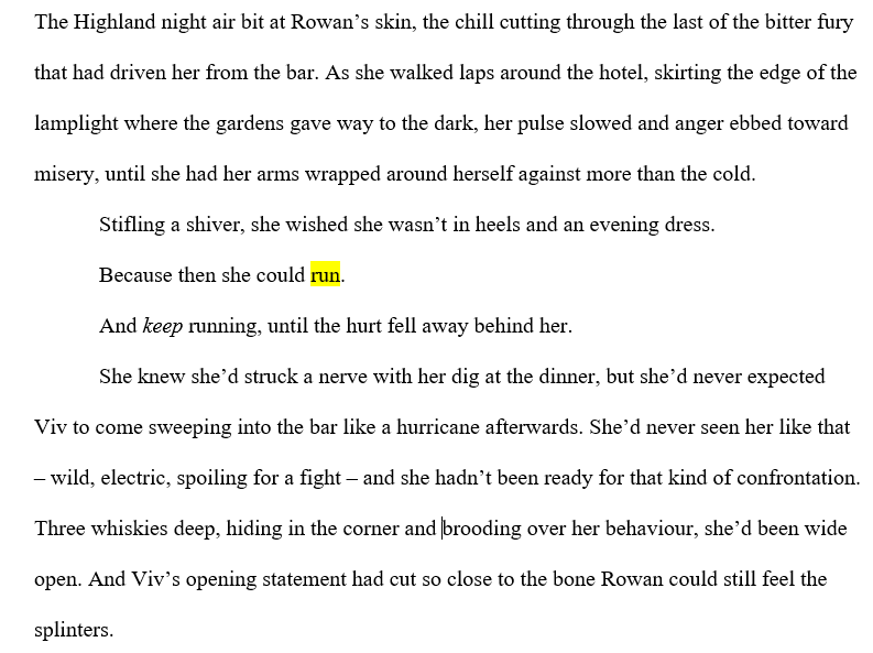 TitaniaTempest's tweet image. #WIPSnips prompt 16/11 #run