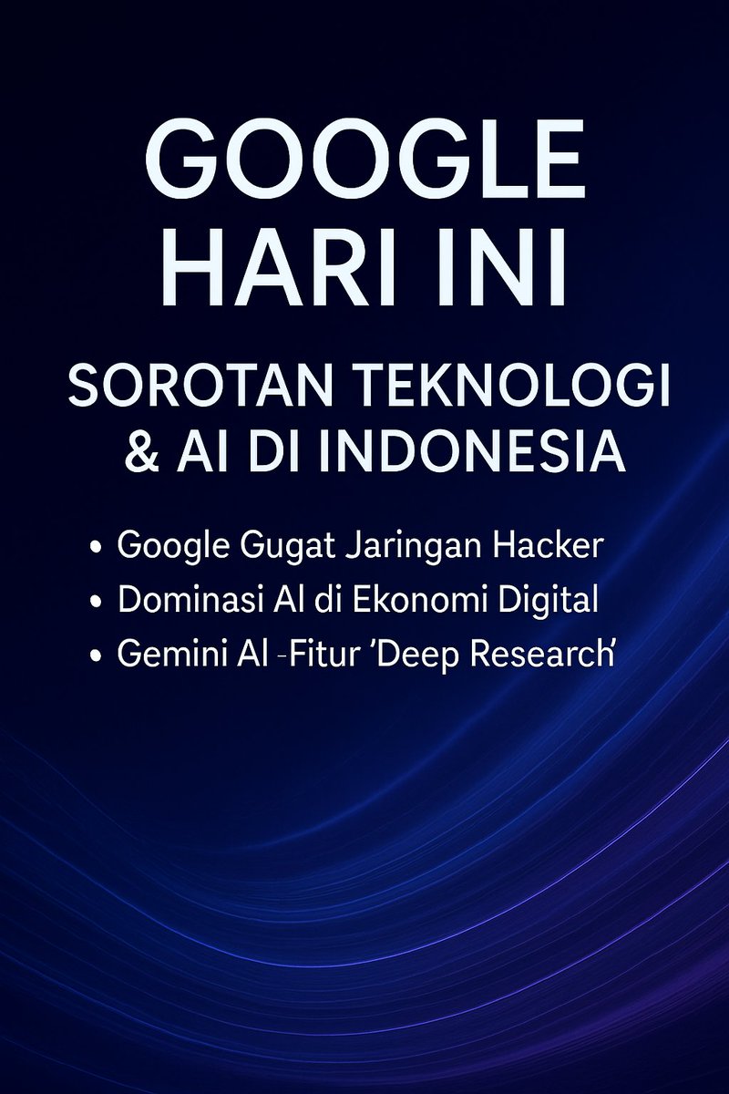 boybex31's tweet photo. Google Hari Ini — Sorotan Teknologi &amp; AI di Indonesia
Baca artikel disini : 
https://t.co/hsBpQ83icU

#GoogleCloud #AfghanistanAndPakistan 
#เขมจิราต้องรอดseries #LoveYourW https://t.co/ZIsvKkhkUK