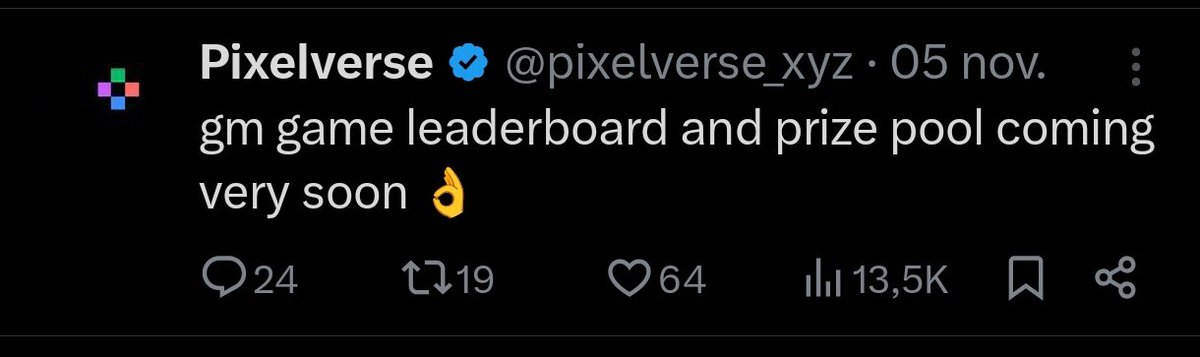 ishigamilabs's tweet photo. A lot of new features are coming, we are all excited for what’s next. And the best part: Leaderboards are confirmed, so keep your eyes on the updates. 

Follow: @pixelverse_xyz https://t.co/SwW80Kyb4C