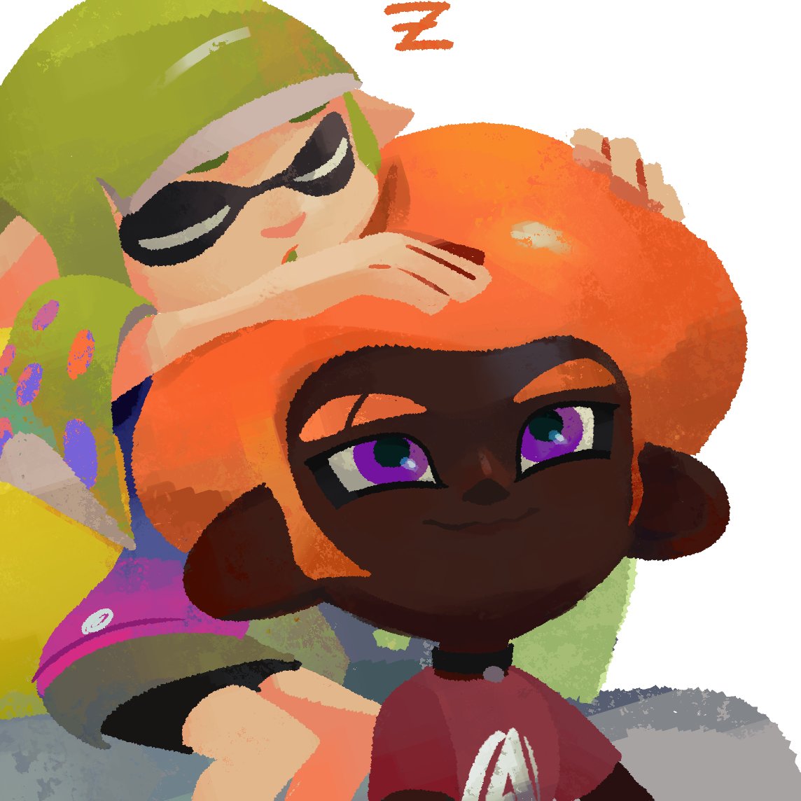 Leixo_Demo_'s tweet image. Afro octolings are the best :3
#splatoon