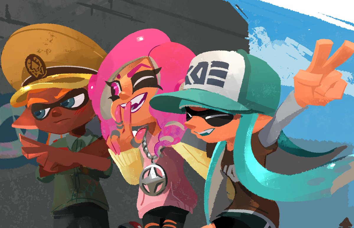 Leixo_Demo_'s tweet image. Inkfriends 
#splatoon #splatoon3