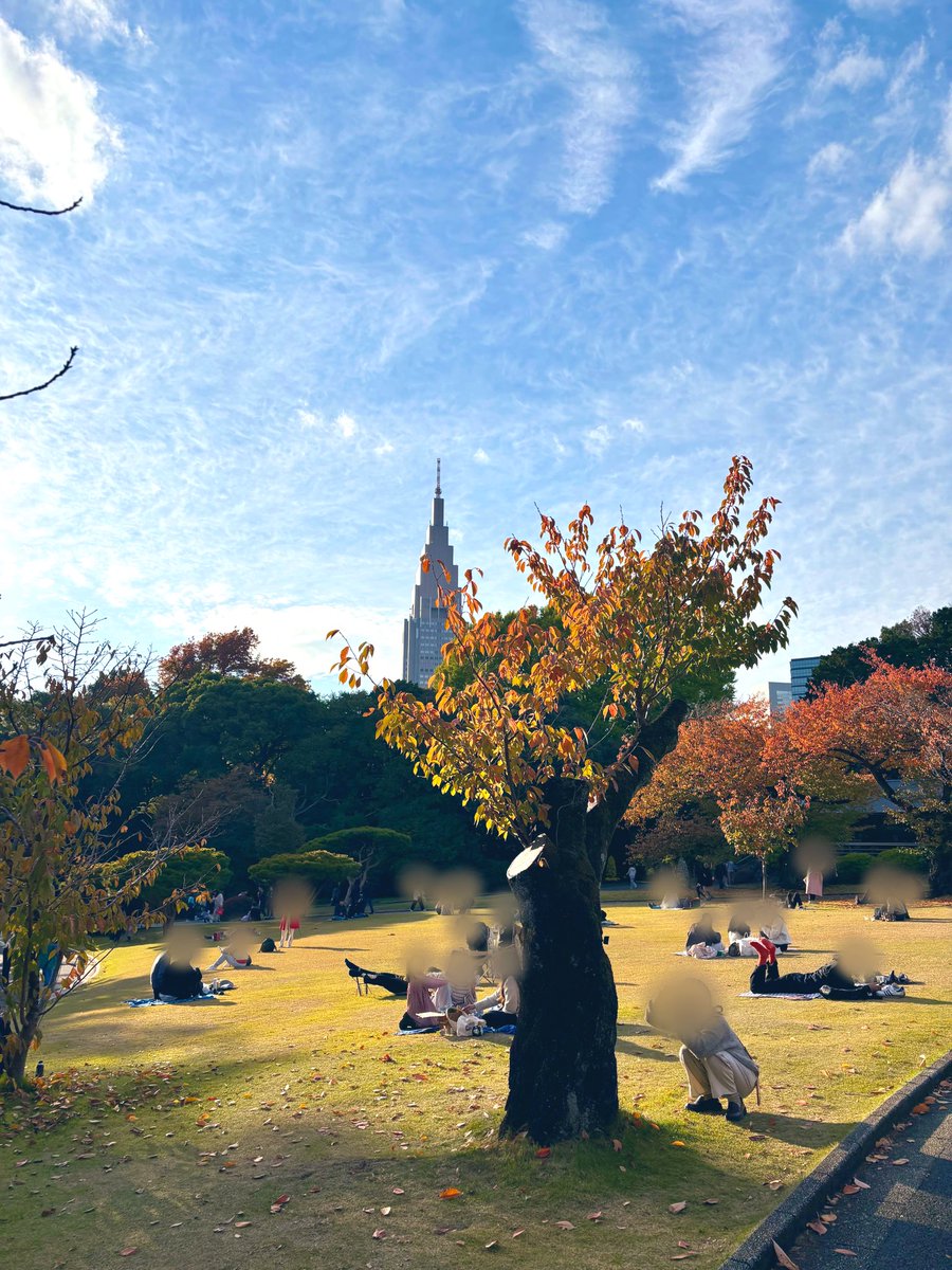 cstkhs's tweet image. 天気が良かったので新宿御苑でピクニック🧺
ようやく紅葉を見ることができた😊🍁✨
週末満喫できたしまた仕事頑張ろう✊