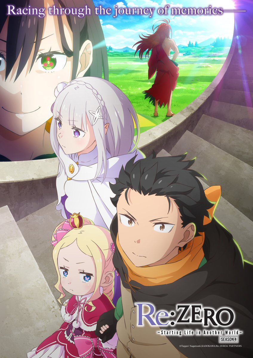 ¡RE:ZERO 4 SE ESTRENARÁ EN
ABRIL DE 2026 POR CRUNCHYROLL!
#anime #season4