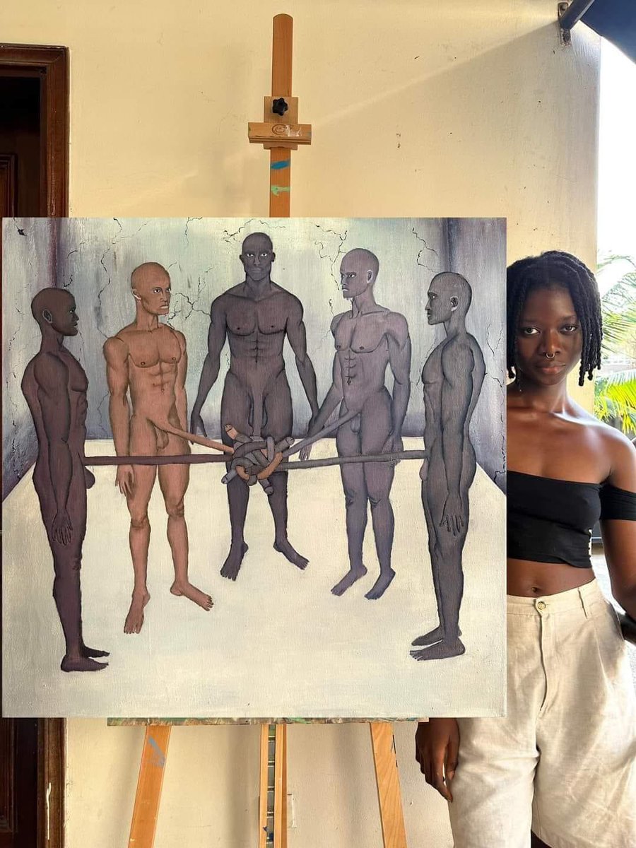 AC_R0bin's tweet image. Was ist bitte die Message in diesem Gemälde?