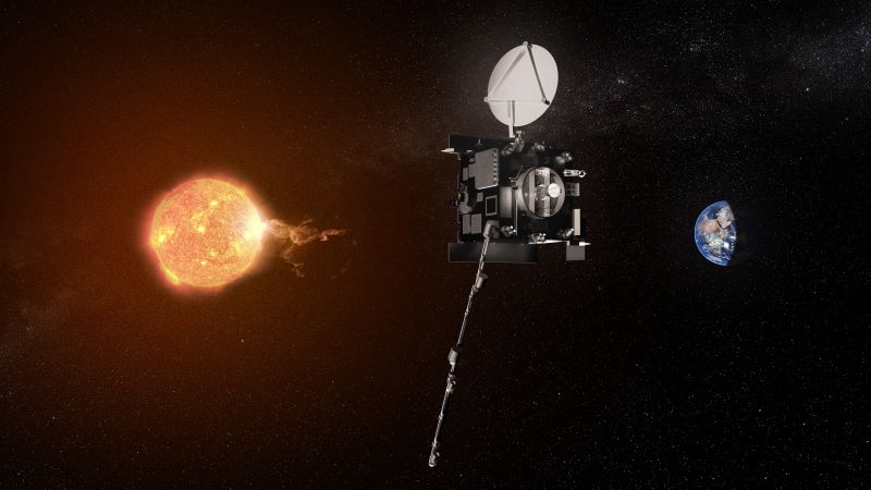 spacegovuk's tweet photo. Did you catch the Northern Lights this week? 🌌

Space weather has the potential to cause disruption on Earth. 🌍 

@ESA's Vigil mission, designed &amp; built by @AirbusSpace in Stevenage, will give advance warning of dangerous solar storms. 🛰️☀️

Read more 👉 https://t.co/dyL1r9lR4U https://t.co/izsa8CSo5Z