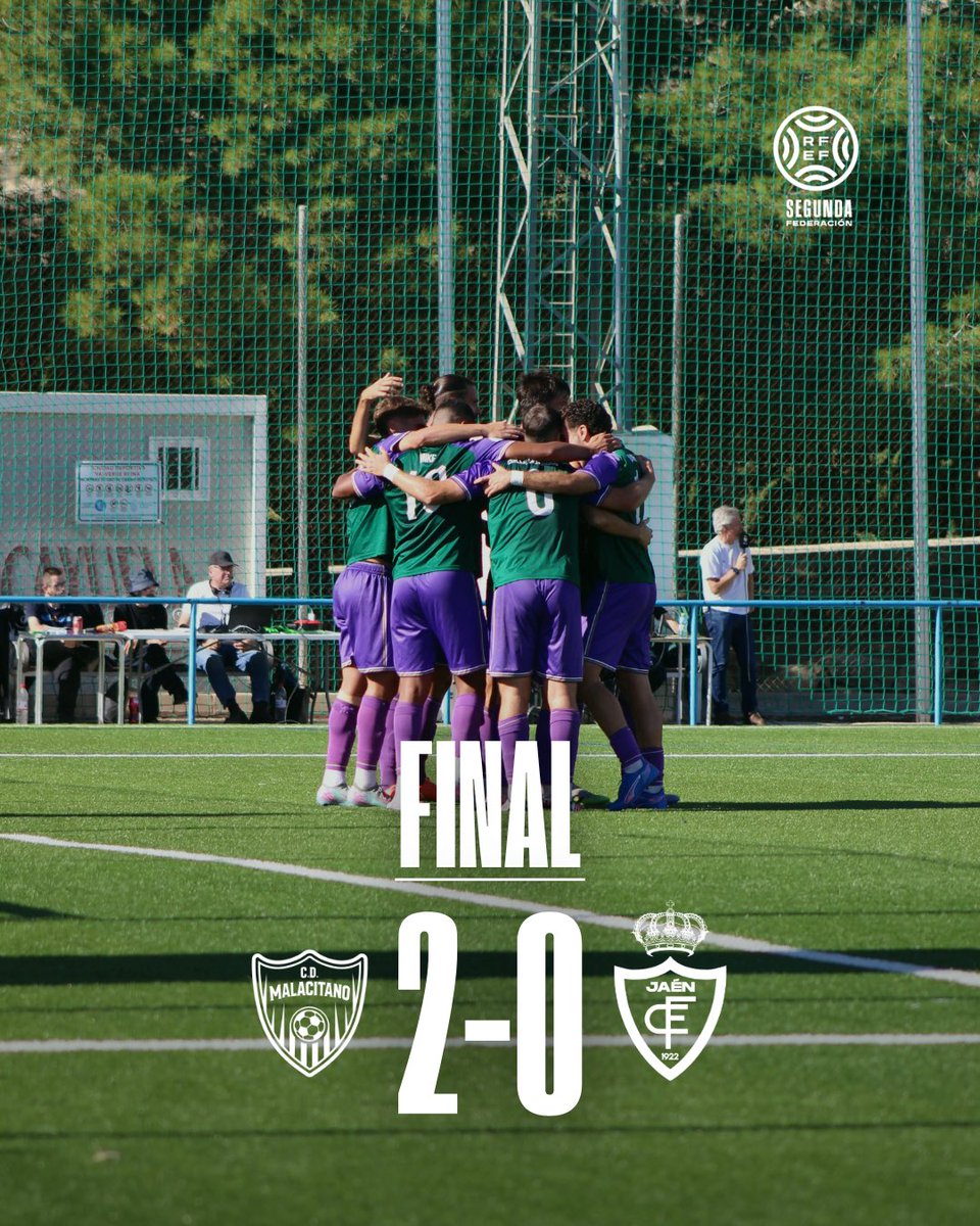 ⏰ 90’ // 2-0 // 𝐅𝐈𝐍𝐀𝐋.

FINAAAAAAAAAAAL FINAAAAAAAAAAAAL!!! 
ENORMES EQUIPAZO!!!!! 

#MalacitanoJaén 💚💜