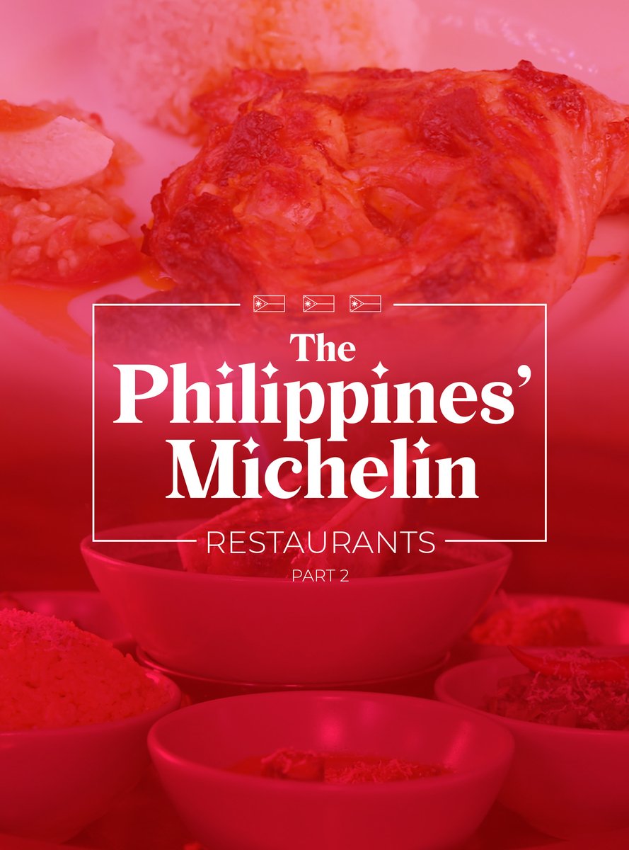 KM_Jessica_Soho's tweet image. NOW AIRING: THE PHILIPPINES’ MICHELIN RESTAURANTS PART 2 #KMJS