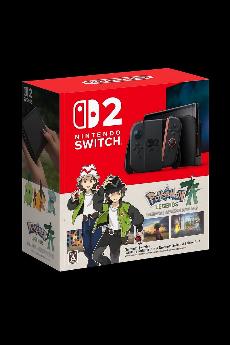 Dazzymac's tweet photo. ▼ 緊急ゲリラ！！プレゼント受付開始！！

➊任天堂 Switch2『Pokémon LEGENDS Z-A』
➋iPhone17Pro　２名様にプレゼントします✨

🎁応募方法🎁11月18日
👛フォロー👛リポストといいね👛コメント https://t.co/Hin3WkBgz7
