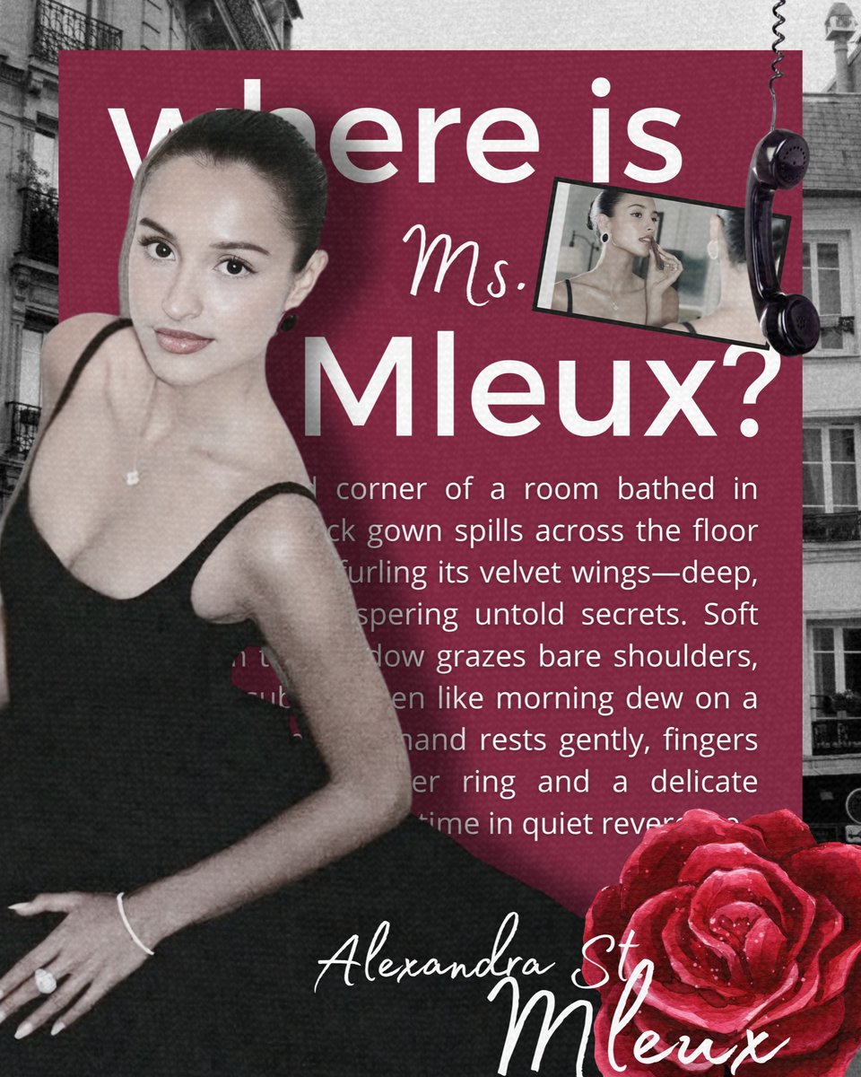 MleuxDeMejor's tweet image. Ciao, lovely people. MleuxDeMejor has opened the doors &amp;amp; is searching for all Alexandra St Mleux RPs to join our gathering. So, who’s ready to help us find her? We promise the chase is more fun if we join the same circle. SQ/OA are warmly invited. Come be friends with us, too. ♥️