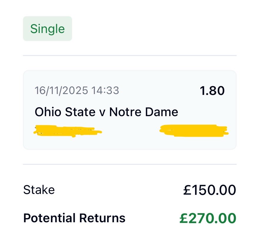 CappingCorner's tweet image. 🚨 PLAY OF THE DAY LOADED 🚨

I’m risking £150 on my strongest spot on today’s board 💰😤

If you’ve been here… you know these BIG PLAYS HIT DIFFERENT🔥

Like &amp;amp; follow for the play! ♥️
(Must be following @CappingCorner)