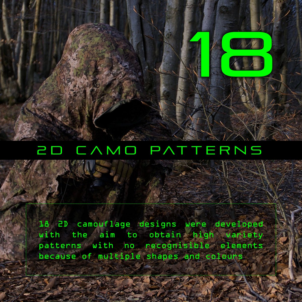 ProaptoC's tweet photo. This year ProApto completed 10 years of independent activity. A decade filled by continuous work and solid developments.

#ProApto #ghilliesuit #thermalcamouflage
#multispectralcamouflage #madeinitaly #DefenseTechnology https://t.co/VpCxpFbOvP