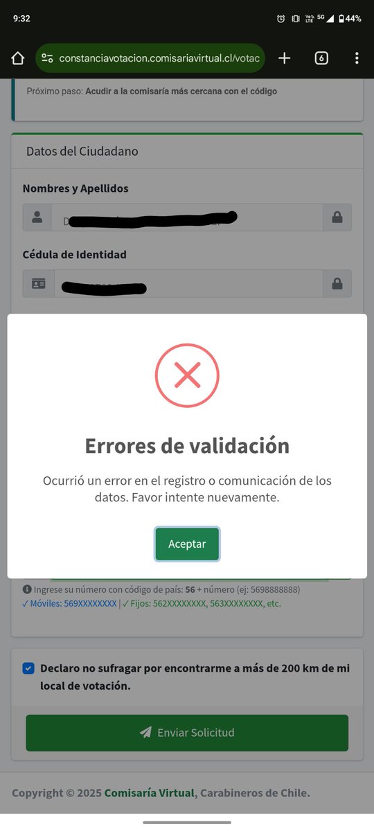 daaaaaaaannny's tweet photo. Un asco el funcionamiento de #comisariavirtual #Elecciones2025 https://t.co/Bx1r7KKVyo