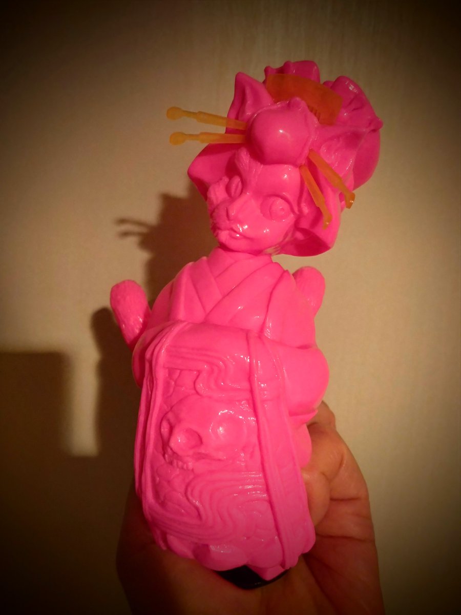 新品未開封　ヒカリトイズ個展カラー　蓄光赤　化猫遊女　即日発送 ヒカリトイズ個展限定 蓄光赤 化猫遊女 新品未開封 嫁キャラと生活