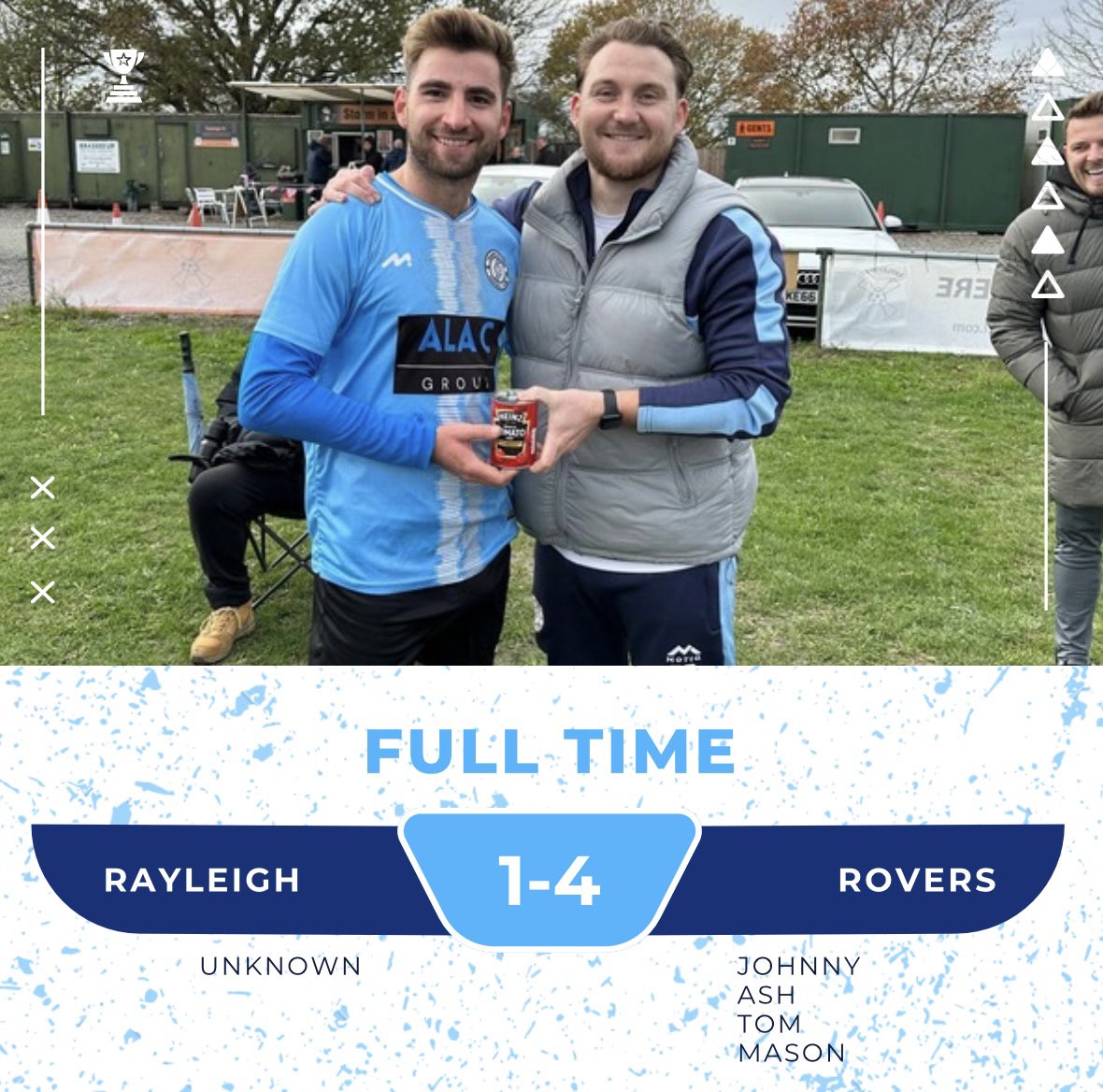 ThamesRoversFC's tweet photo. Another Sunday, same result… W. 

Slow start going a goal down, but after Rayleigh saw red, we dominated &amp; head into the semi final. 

Goals from Johnny, Ash, Tom &amp; Mason. 

MOTM Dora  

#UTR https://t.co/oGtbuD6nBL