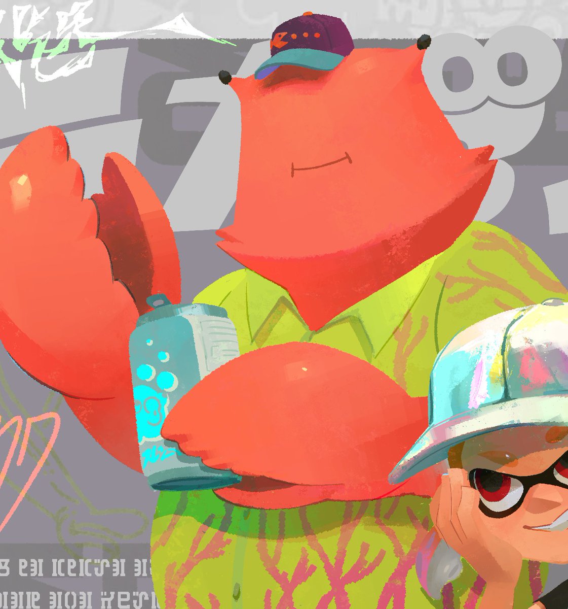 Leixo_Demo_'s tweet image. It&apos;s fun when the species is something else besides inklings and octolings
#splatoon  #splatoon3