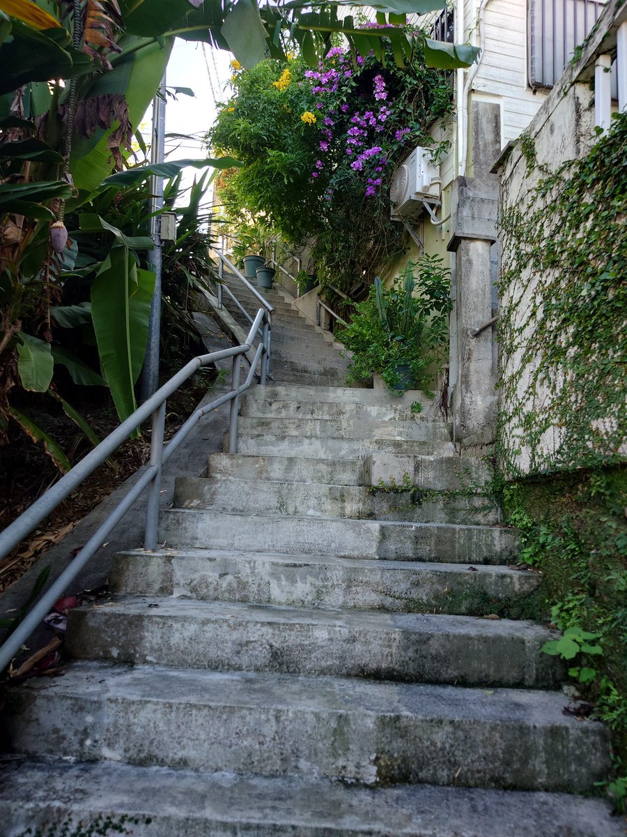 総家への階段は地獄。