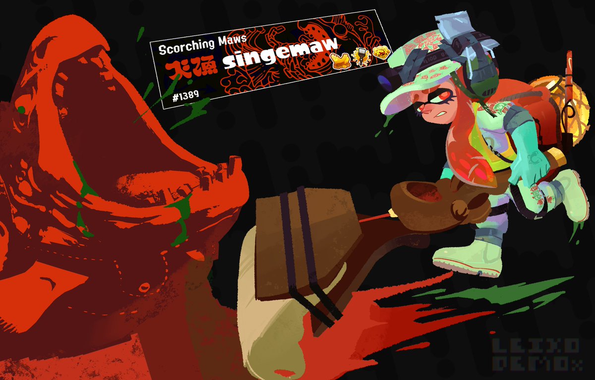 Leixo_Demo_'s tweet image. Salmon Run comm
#splatoon #splatoon3