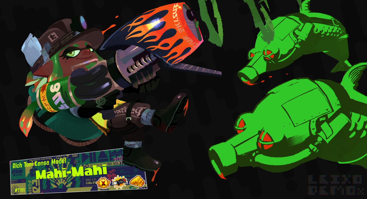 Leixo_Demo_'s tweet image. Salmon Run comm
#splatoon #splatoon3