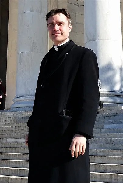 Underthemantle's tweet image. Today, the feast of St. Gertrude the Great, is also the 20th anniversary of its pastor Bishop Charles McGuire&apos;s priestly ordination and that of Fr. Vili Lehtoranta&apos;s 14th.