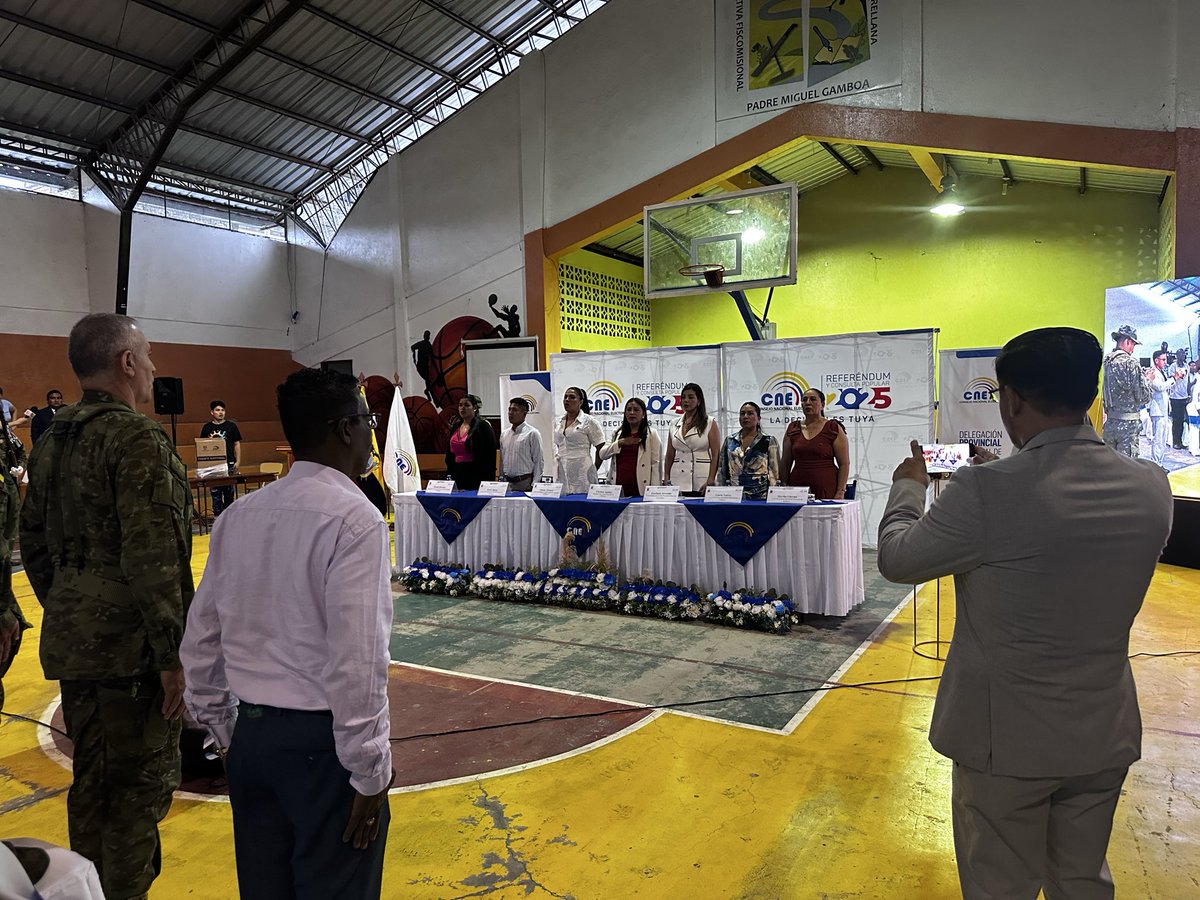 Nuestras autoridades electorales participan del evento de inauguración del #ReferéndumYConsulta2025, fortaleciendo la preparación técnica y operativa para garantizar un proceso electoral transparente y eficiente.