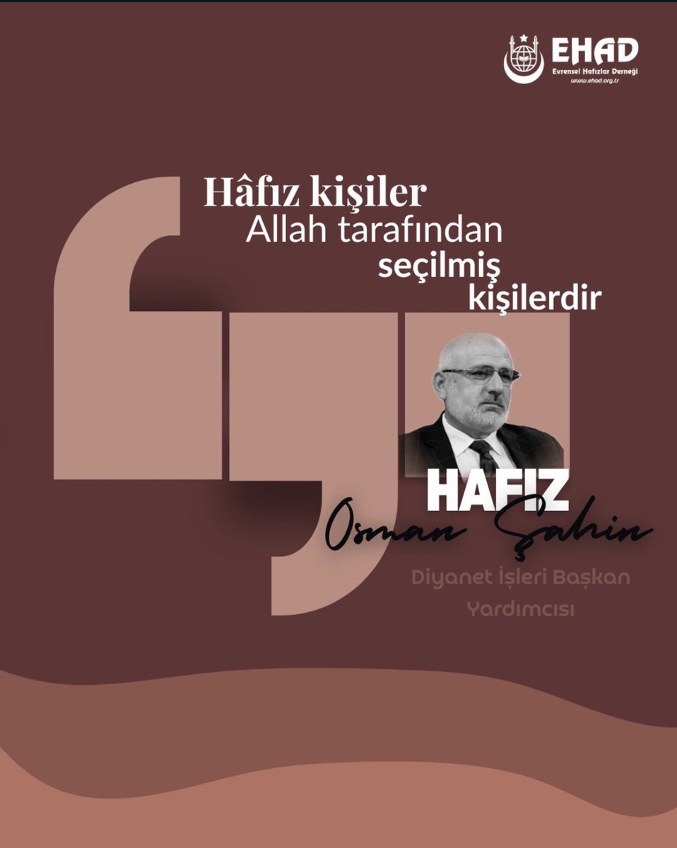 “Hâfız kişiler Allah tarafından seçilmiş kişilerdir”

🗣️Dr. Hafız Osman Şahin 
DİB Başkan Yardımcısı

EHAD TV YouTube Kanalı | HÂKİM SERİSİ
