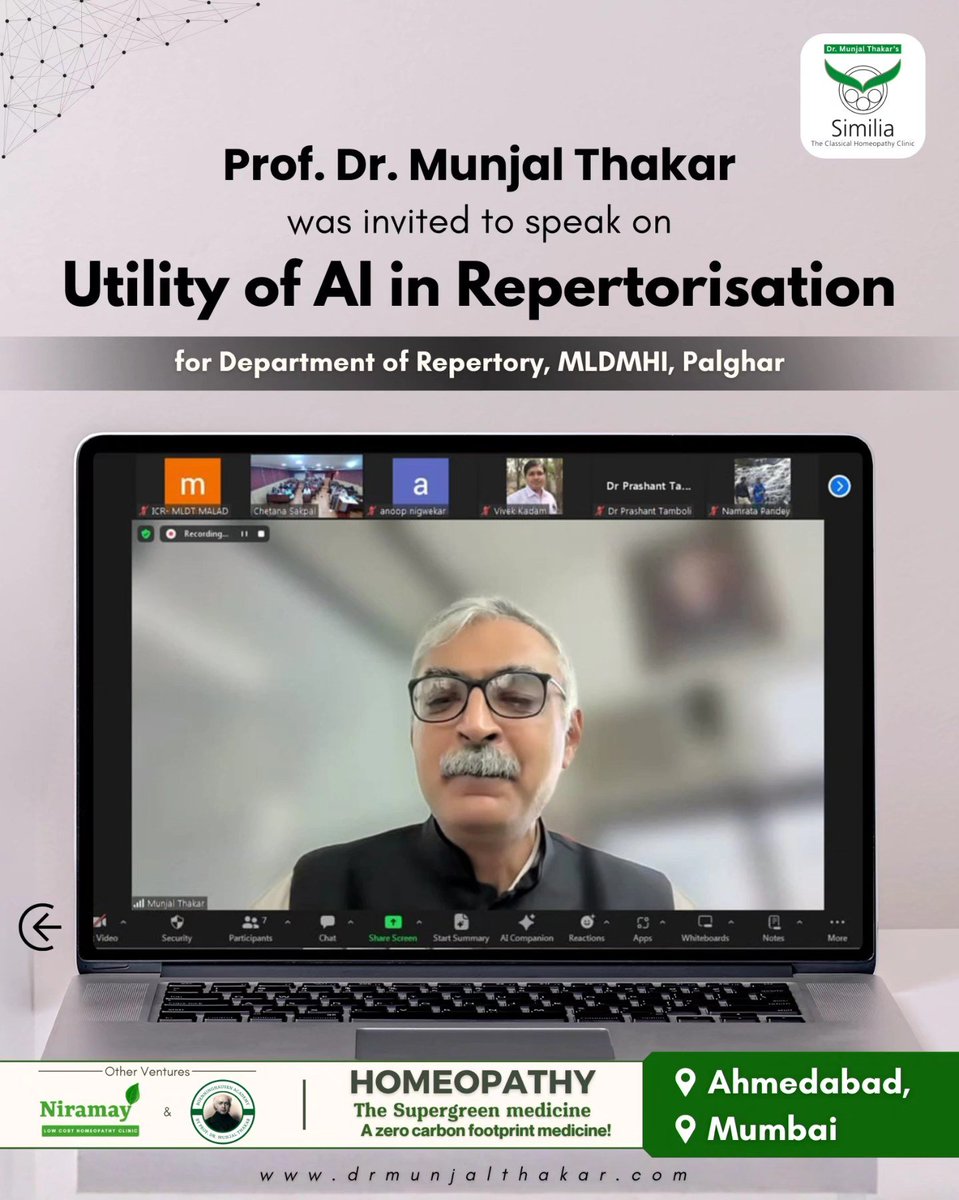 Prof. Dr. Munjal Thakar (@munjalt) / Posts / X