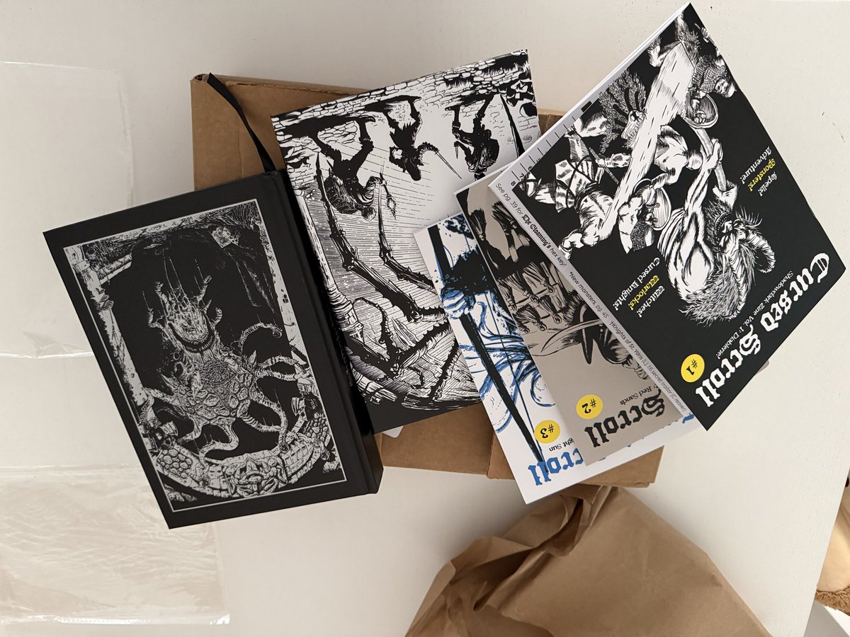 robot55's tweet photo. @arcanelibrary Finally arrived! Thanks @arcanelibrary 
(Almost 2 months in customs with no update) https://t.co/DzCtzTB7s1