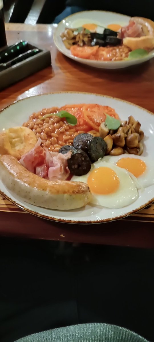 Found kyiv's best full English breakfast...yes that is a Yorkshire pudding