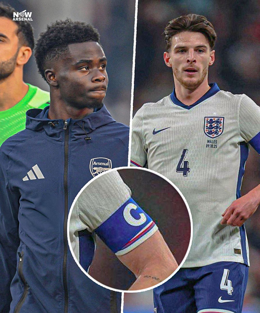 now_arsenaI's tweet photo. 🚨BREAKING: Bukayo Saka and Declan Rice are both apart of the five-man England leadership group.

The group also includes Harry Kane, Jude Bellingham and Marc Guehi.

Our leaders. 🏴󠁧󠁢󠁥󠁮󠁧󠁿🫡 https://t.co/IXPvMn9Nvf