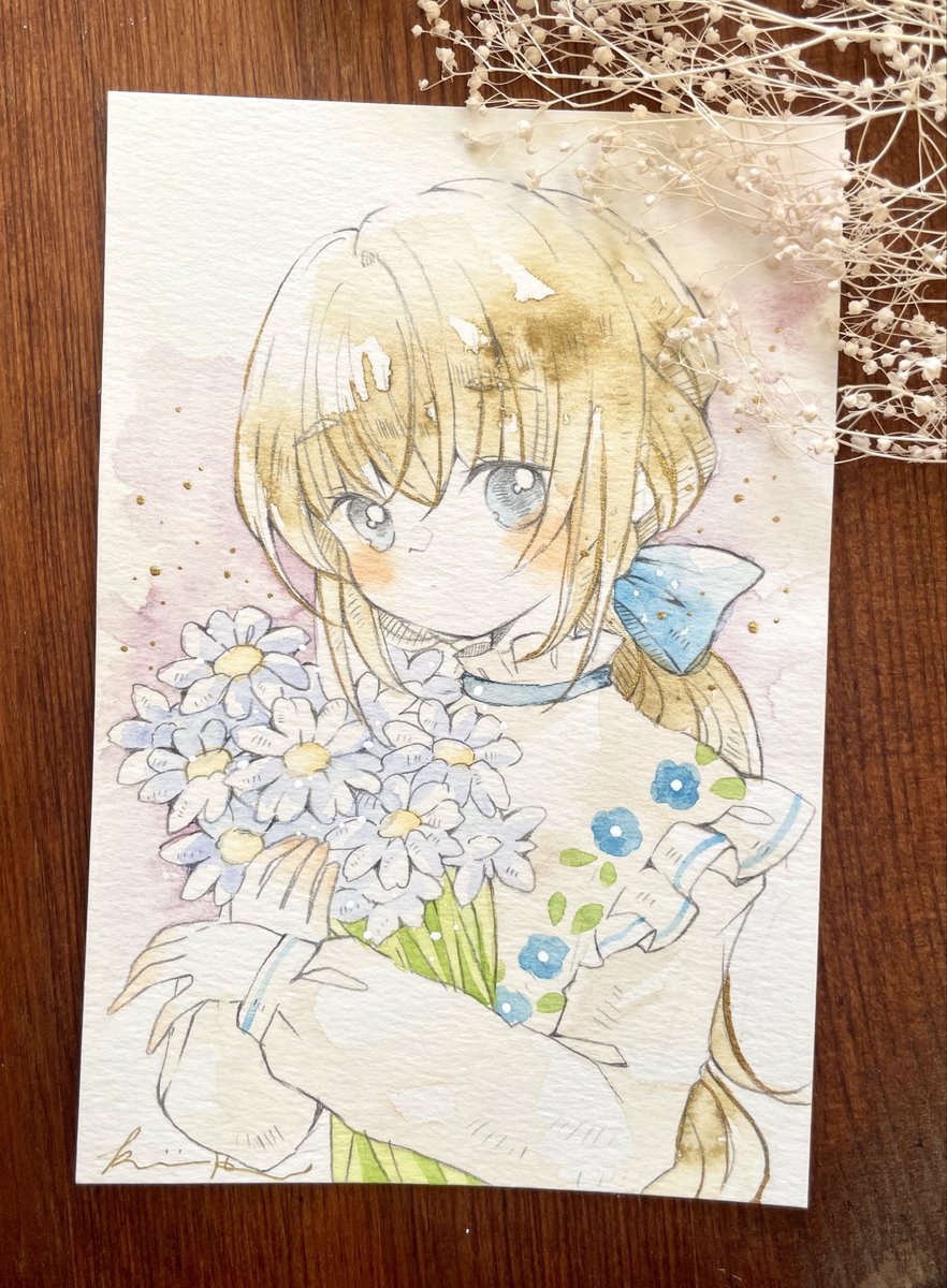 ゆ*り様 オリジナル手描きアナログイラスト 31 ゆ*り様 オリジナル