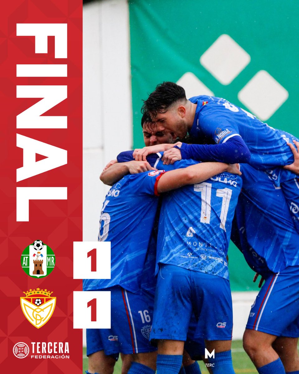 🏁¡𝙁𝙄𝙉𝘼𝙇 𝘿𝙀𝙇 𝙋𝘼𝙍𝙏𝙄𝘿𝙊!🏁

¡Punto importantísimo fuera de casa que nos sirve para entrar en buena dinámica!

#TerceraFederacion 
#MartosClubDeportivo