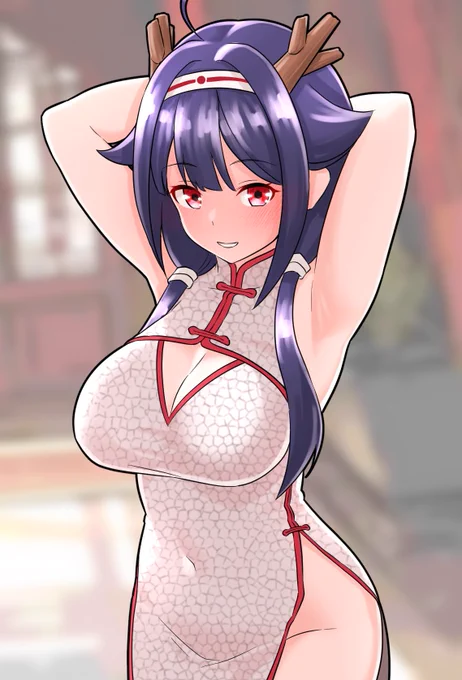 #大鯨進水日 #艦これ 大鯨進水日なのでチャイナドラゴンな龍鳳(大鯨)再掲です!