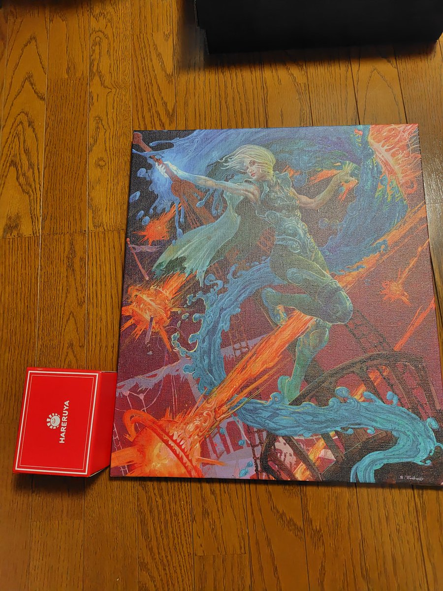 マジック大戦祭の景品 意志の力のキャンバスアートが届きました
