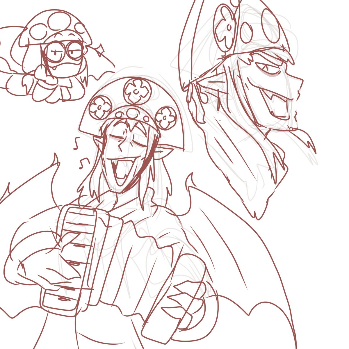 Draw_kall_ofc's tweet image. Eu fiz o encourado pensei em da o nome de Marcelo pra ele