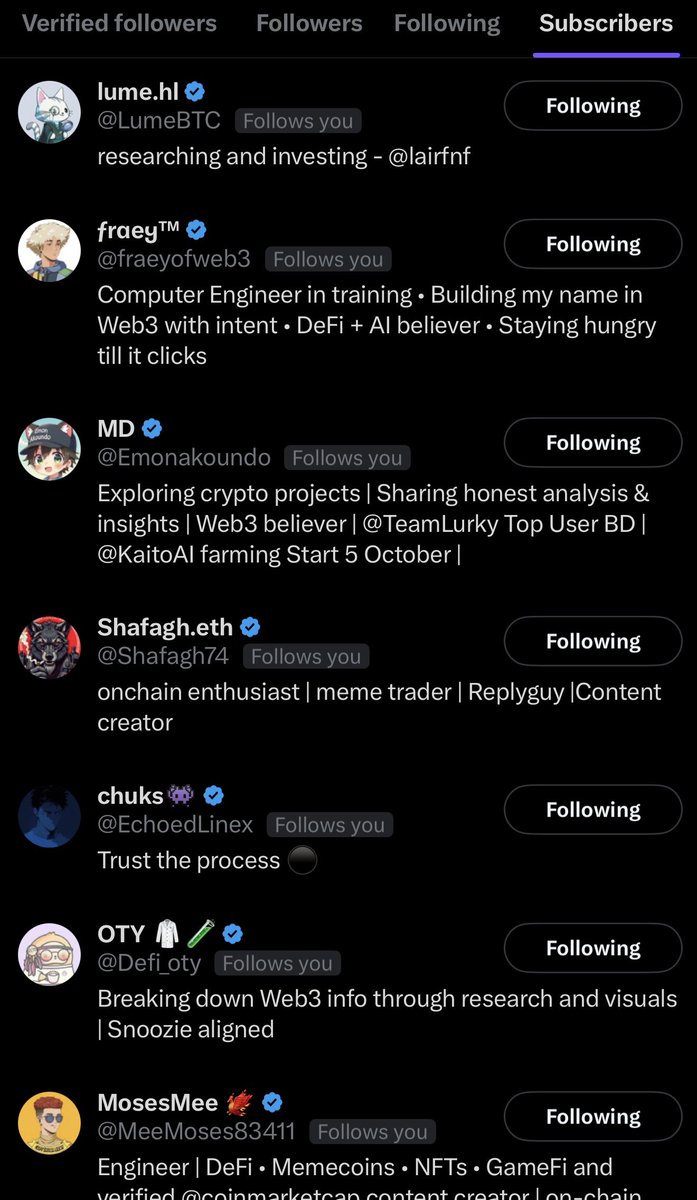 followed more subs back today ❤️