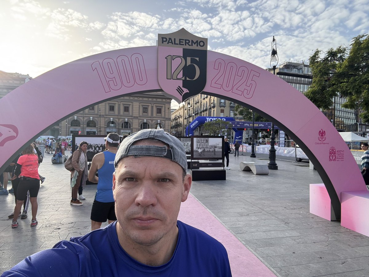 Marathon #523 done in sunny Palermo ☀️☀️🏃‍♂️🏃‍♂️