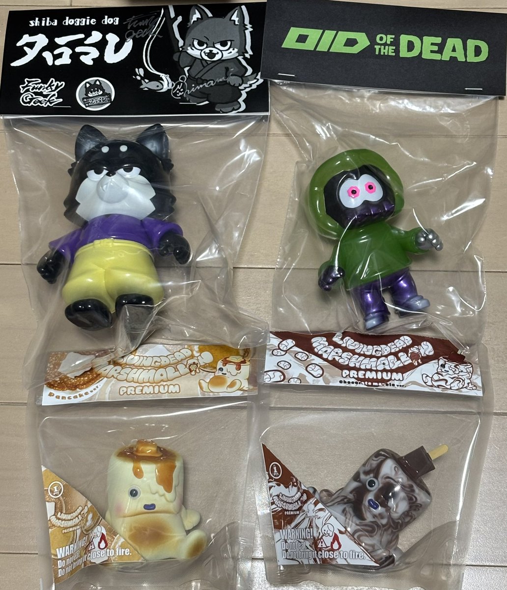 リビングデッドマシュマロ プレミアム パンケーキver. ソフビ 2個