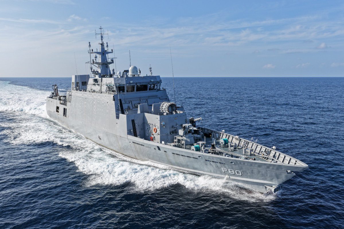alpha_defense's tweet photo. Warship INS Mahe, the first of the Mahe class ASW Shallow Water Craft, to be commissioned in Mumbai (24th Nov) strengthening India’s coastal undersea warfare grid and tightening the deterrence net in shallow water battlespace. https://t.co/cRu5awSOKS