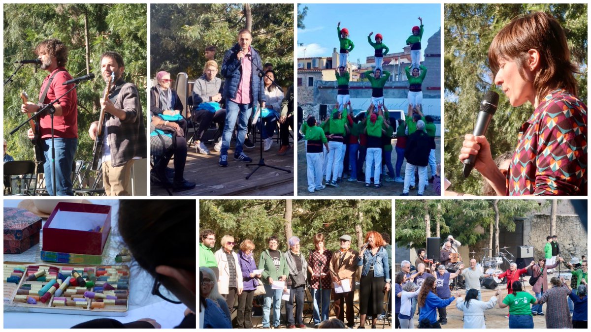 #Correllengua a Santa Coloma de #Gramenet, hi hem participat al costat de moltes entitats de la ciutat. La llengua, espai de trobada!