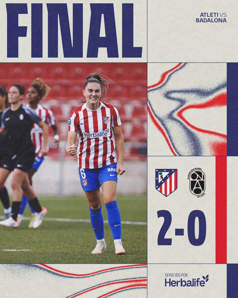 AtletiFemenino's tweet photo. ¡SEGUIMOOOOS! ➕3⃣ https://t.co/OjL4putdm1