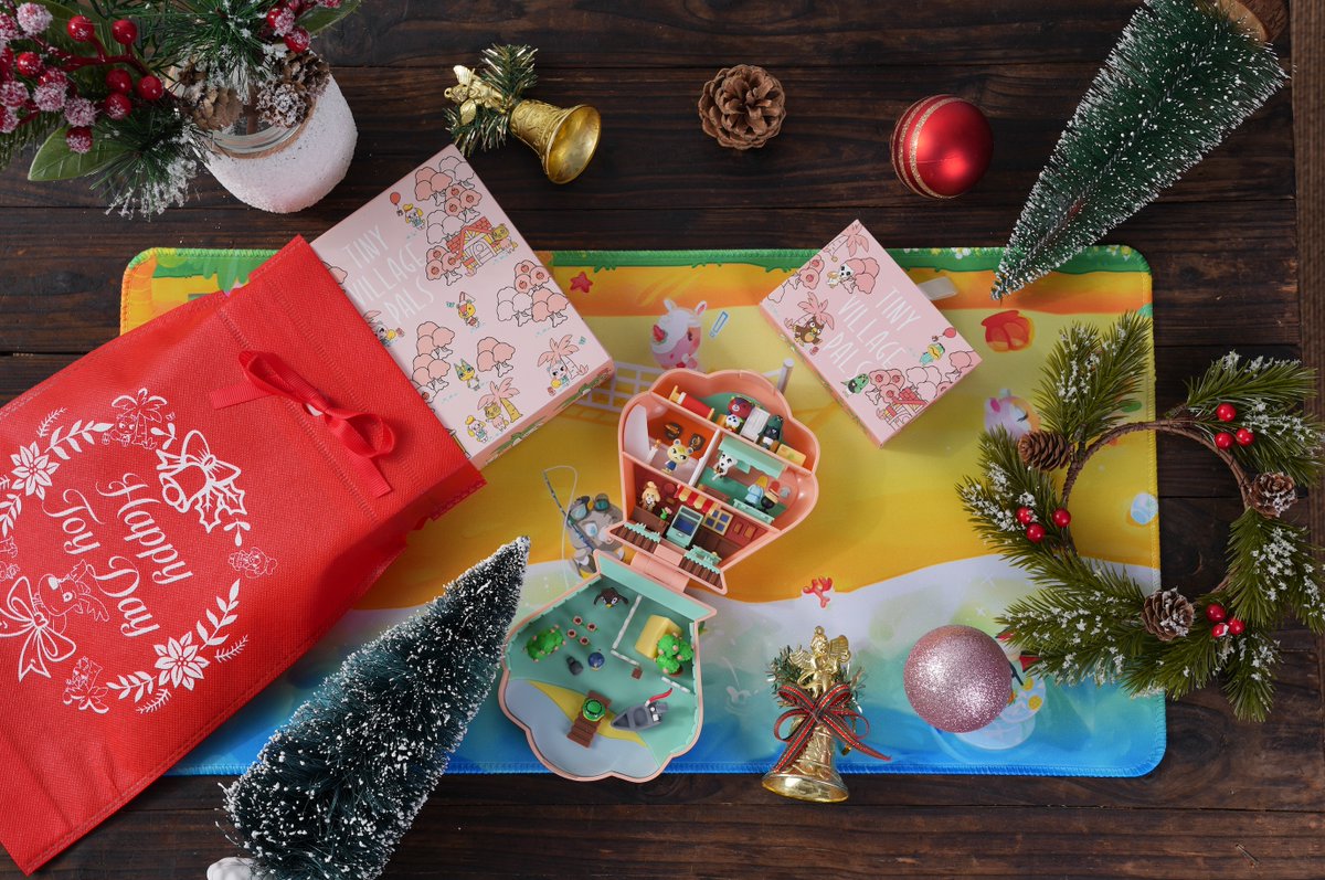 I am sharing a tiny Animal Crossing village that fits in the palm of your hand, paired with an ACNH beach vibe desk mat from my shop for you and one friend of your choice!   

Let me know if you want to be considered!😍