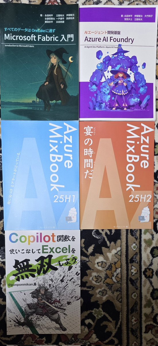 ZangiDog's tweet image. 興味のあるもの全てを購入できた気がするけどTL見てたら、あ、寄り忘れてた🥲みたいなところがいくつかあった..
MS関係→個人っぽいブース→企業系1→企業系2（書籍込み）
これで3万円行かないの安すぎませんか..
読むの楽しみだぁ
#技術書典