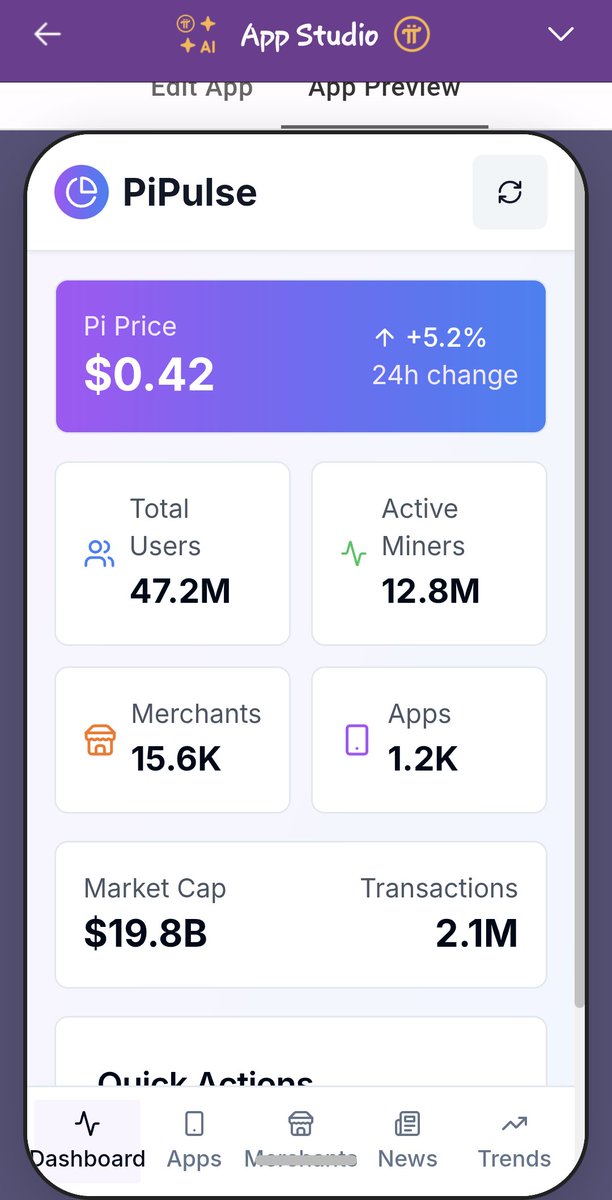 KaySims1's tweet image. PiPulse 📢 is designed to be a community-driven Pi update hub; fast, clean, and simple.
News, features, ecosystem insights… all in one place.

Your feedback is shaping the next version.