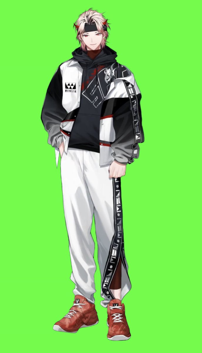 センター分け+ヘアバンドのスポーティーお兄さんはずるいぞセラフ