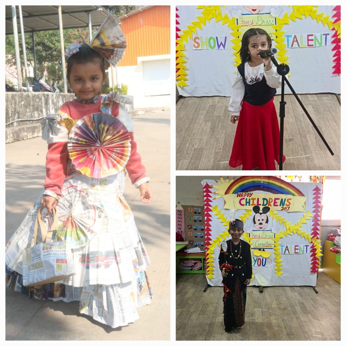 Creativity + Confidence + Presentation = Success! ✅ Our Balupvan students nailed the Fancy Dress Competition ,an excellent way to boost key developmental areas in kindergarteners. 
 #ncert #ministryofeducation #riebhopal