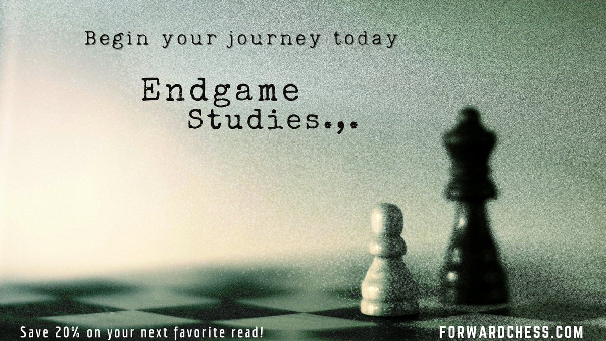 ForwardChess's tweet image. Change the way you think - endgame studies offer a unique opportunity to combine creativity with logical thinking! ✨

Explore our collection - now at 20% OFF
forwardchess.com/products/endga…