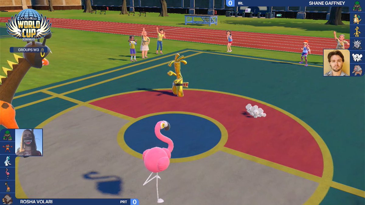 World Cup of Pokémon VGC 2025 🌐🏆  

Group Stage - Week 3
🇵🇹 Rosha Volari (<a href="/_Rosha10/">Rosha</a>) vs 🇮🇪 Shane Gaffney (<a href="/DDyarados/">Shane "single source of truth living doc" Gaffney</a>)

Rosha: pokepast.es/a32e752a572b8e…
Shane: pokepast.es/e1f20eb131a49d…

🎙️ <a href="/G3rd_NE/">G3rd</a> <a href="/Shonatron_/">Shona</a>
🟣 twitch.tv/victoryroadtv